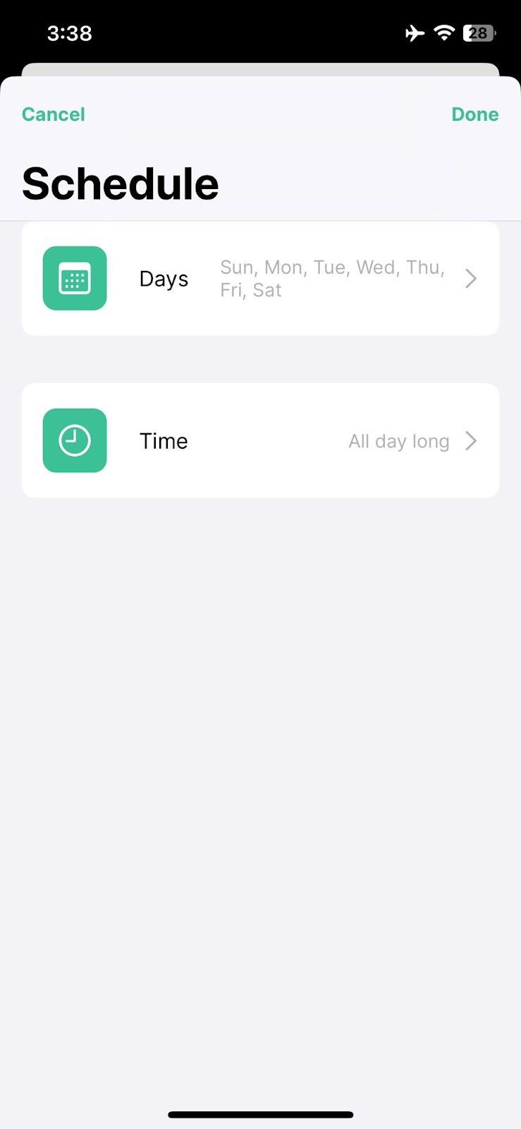 Flexible Scheduling